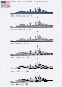 Livrees USS Fletcher