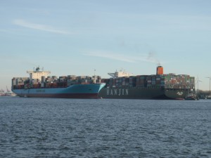 Croisement sur l'Elbe