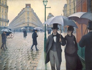 Jour de pluie à Paris de Gustave Caillebotte