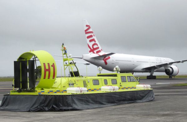 Aéroglisseur de sauvetage à Singapore @GriffonHoverwork